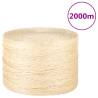 Rope 100% Sisal 3 mm 2000 m Size 3 mm x 2000 m Quantity in Package 1 