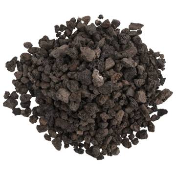 Volcanic Rocks 10 kg Black 1-2 cm for Aquariums & Gardens