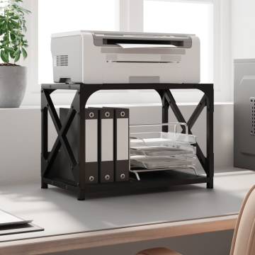 2-Tier Black Printer Stand | Organize Your Workspace