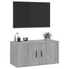 Wall Mounted TV Cabinet Grey Sonoma | Stylish & Practical