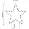 Christmas Star Light Decoration - 115 LEDs, 85 cm | Hipomarket