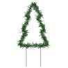 Decorative Christmas Lights with Spikes - 3 pcs Tree 50 LEDs