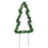 Decorative Christmas Lights with Spikes - 3 pcs Tree 50 LEDs