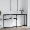 Console Table Black 145x22.5x75 cm Engineered Wood Colour black Quantity in Package 1 Length 145 cm 