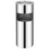 Elegant 30L Stainless Steel Ashtray Dustbin for Hotels & More