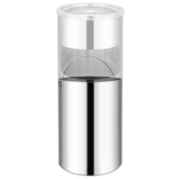 Elegant 30L Stainless Steel Ashtray Dustbin for Hotels & More