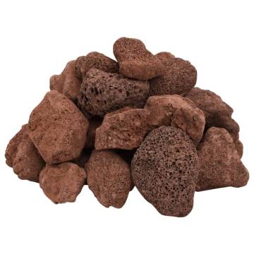 Volcanic Rocks 10 kg Red - Perfect for Aquariums & Gardens