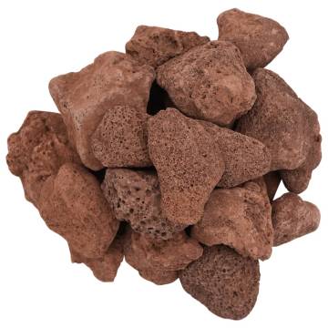 Volcanic Rocks 10 kg Red - Perfect for Aquariums & Gardens