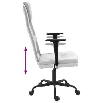 Comfortable White Mesh Office Chair - Stylish & Adjustable