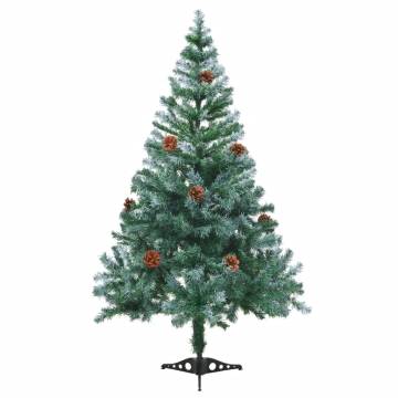 Frosted Pre-lit Christmas Tree with Ball Set - 150 cm