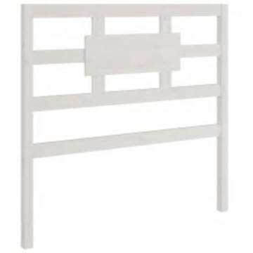 White Solid Wood Bed Frame 90x200 cm - Timeless Design