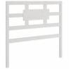 White Solid Wood Bed Frame 90x200 cm - Timeless Design