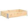 Raised Bed 50x100 cm Solid Pine Wood - Garden Planter