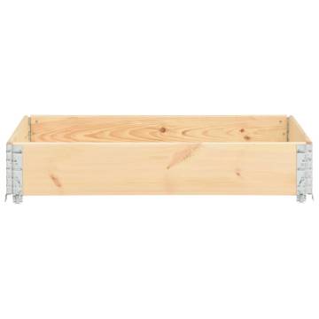 Raised Bed 50x100 cm Solid Pine Wood - Garden Planter