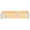 Raised Bed 50x100 cm Solid Pine Wood - Garden Planter