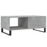 Elegant Concrete Grey Coffee Table - Engineered Wood 90x50x36.5 cm