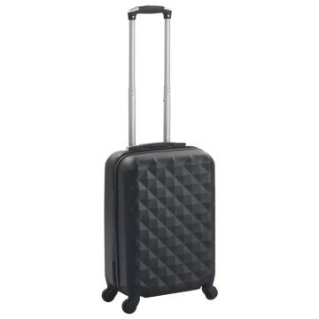 Hardcase Trolley Black ABS - Durable & Stylish Travel Solution