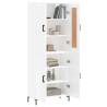 High Gloss White Highboard - Stylish Storage Solution | Hipomarket