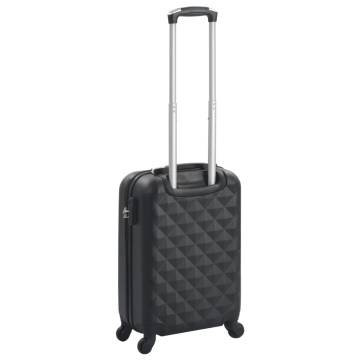 Hardcase Trolley Black ABS - Durable & Stylish Travel Solution