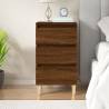 Bedside Cabinet Brown Oak 40x35x70 cm Engineered Wood Colour brown oak Quantity in Package 1 