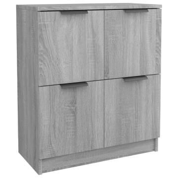 Elegant Grey Sonoma Sideboard - Modern 60x30x70 cm