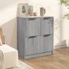 Elegant Grey Sonoma Sideboard - Modern 60x30x70 cm