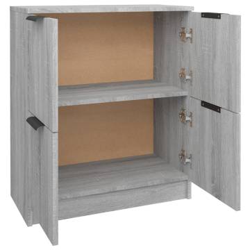 Elegant Grey Sonoma Sideboard - Modern 60x30x70 cm