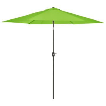 Madison Parasol Tenerife 300 cm Round Apple Green - Hipomarket