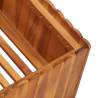 Garden Raised Bed 100x100x25 cm - Solid Acacia Wood Planter