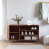 Shoe Cabinet Smoked Oak 102x36x60 cm - Modern Storage Solution