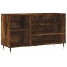 Shoe Cabinet Smoked Oak 102x36x60 cm - Modern Storage Solution