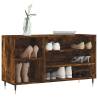 Shoe Cabinet Smoked Oak 102x36x60 cm - Modern Storage Solution