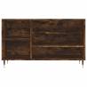 Shoe Cabinet Smoked Oak 102x36x60 cm - Modern Storage Solution