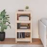 Book Cabinet 50x35x97 cm - Solid Wood Pine Storage Solution