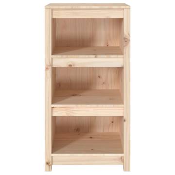 Book Cabinet 50x35x97 cm - Solid Wood Pine Storage Solution