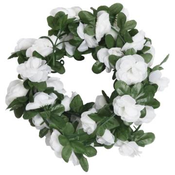 Artificial Flower Garlands - 6 pcs Spring White 250 cm