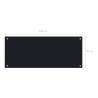 Black Tempered Glass Kitchen Backsplash | 100x40 cm