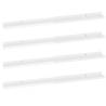 High Gloss White Wall Shelves - Set of 4 | HipoMarket