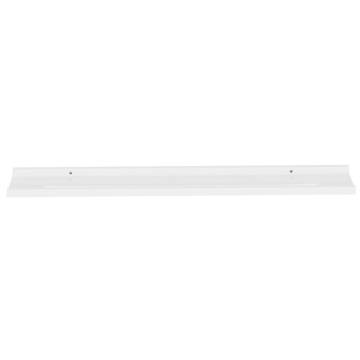 High Gloss White Wall Shelves - Set of 4 | HipoMarket