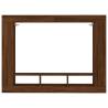 Stylish Brown Oak TV Cabinet - 152x22x113 cm | Hipomarket