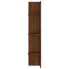 Stylish Brown Oak TV Cabinet - 152x22x113 cm | Hipomarket