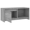 Stylish Grey Sonoma TV Cabinet - Durable Engineered Wood