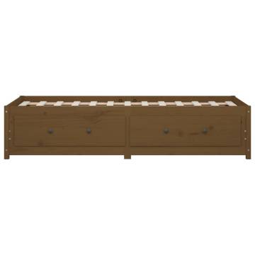 Day Bed Honey Brown 80x200 cm Solid Wood Pine - Versatile Design