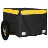 Bike Trailer Black & Yellow - 30 kg Iron | HipoMarket UK