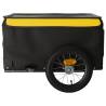 Bike Trailer Black & Yellow - 30 kg Iron | HipoMarket UK