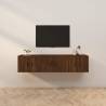 Wall-mounted TV Cabinets 3 pcs Brown Oak 57x34.5x40 cm Colour brown oak Quantity in Package 3 Width 57 cm 