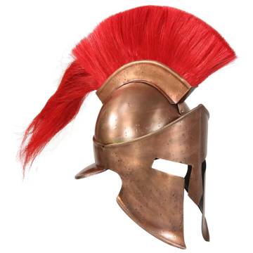 Greek Warrior Helmet Antique Replica - LARP Copper Steel