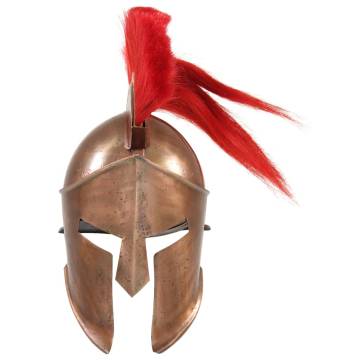 Greek Warrior Helmet Antique Replica - LARP Copper Steel