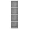 Wall-Mounted TV Cabinet - Concrete Grey, 37x37x142.5 cm