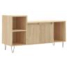 Stylish TV Cabinet Sonoma Oak - 100x35x55 cm Engineered Wood